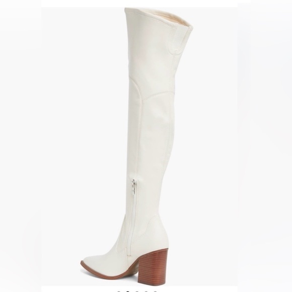 MARC FISHER
Meyana White
Faux Leather Over The Knee
Block Heel Boots Size 8 - Picture 15 of 16